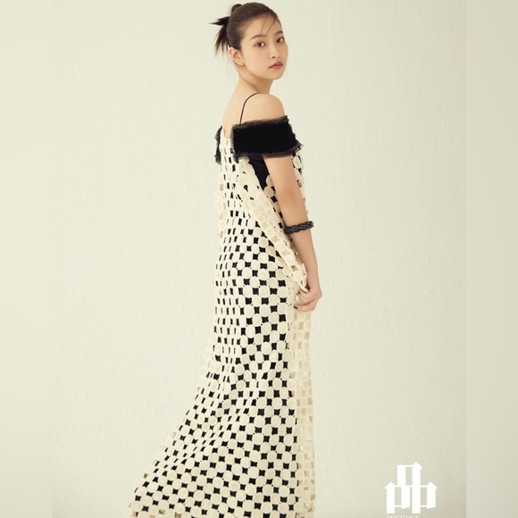 Like new Tory Burch WOOL GUIPURE EMBELLISHED DRESS $2,198 4 - Picture 4 of 14